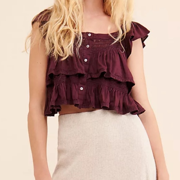 Free people sunny days ahead crop top - Picture 3 of 11